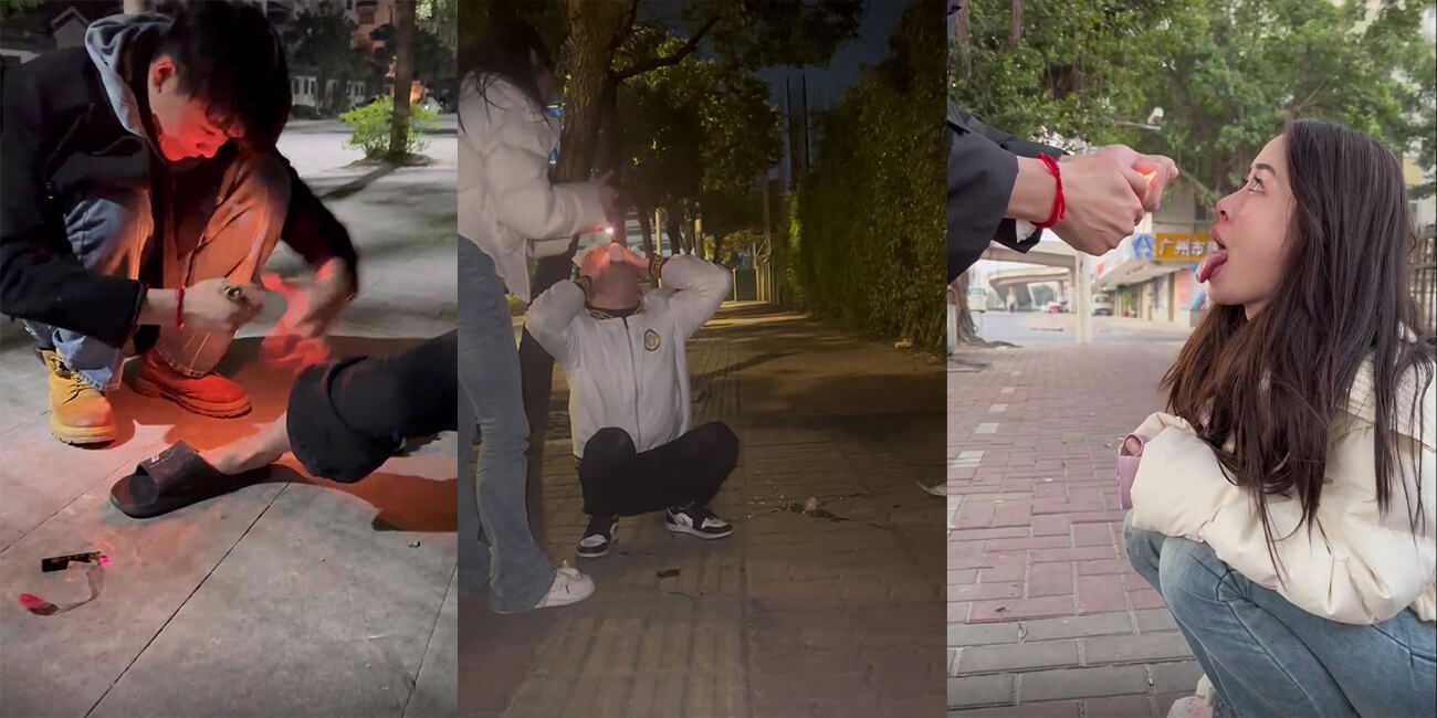 如此低俗的博人眼球 为什么还有那么多人追捧 主播PK输了各种低俗惩罚 合集流出!!!